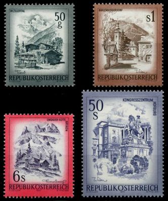 Österreich DS Schönes ÖSTERR. Nr 1475-1478 postfrisch S003816