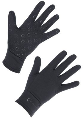 Covalliero Reithandschuh Fleece black schwarz H/W 24