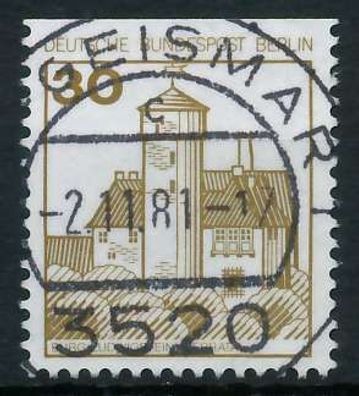 BERLIN DS BURGEN U. Schlösser Nr 534C zentrisch gestempelt X81948E
