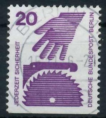 BERLIN DS Unfallv Nr 404D zentrisch gestempelt X81951E