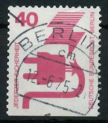 BERLIN DS Unfallv Nr 407D zentrisch gestempelt X819536
