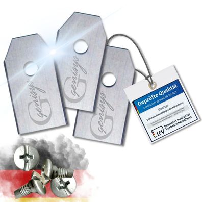 Ersatz Messer für Anthbot Pion Genie Klingen - LongLife Edelstahl - bruchsicher