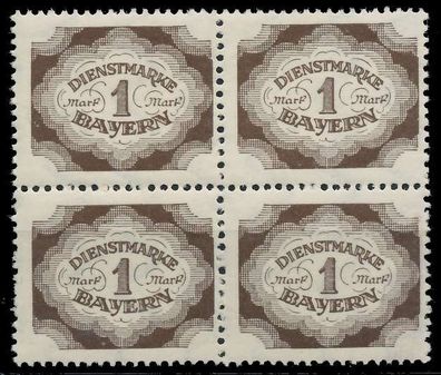 BAYERN Dienstmarken Nr 56 postfrisch Viererblock X820636