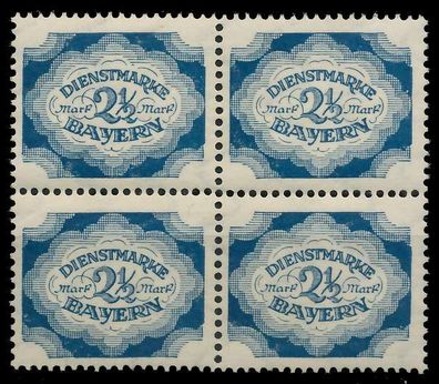 BAYERN Dienstmarken Nr 59 postfrisch Viererblock X82066A