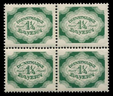 BAYERN Dienstmarken Nr 57 postfrisch Viererblock X820696