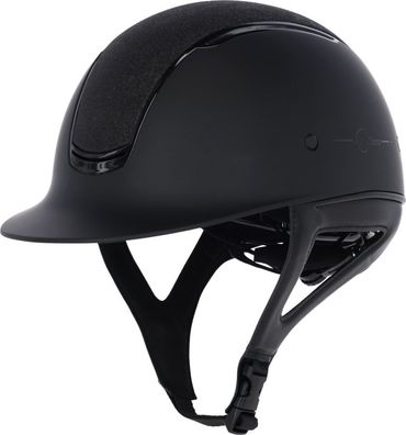 Covalliero Reithelm Eclipse schwarz matt mit Glitzer