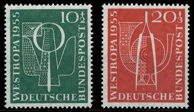 BRD BUND 1955 Nr 217-218 postfrisch X82094A