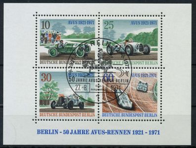 BERLIN BLOCK Kleinbogen Block 3 ESST X827BAA