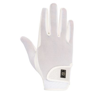 Imperial Riding Mesh Jersey Reit Handschuhe IRHSummercool white Turnier