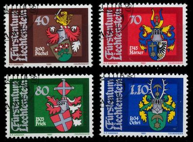 Liechtenstein 1980 Nr 743-746 gestempelt S4EF7CE
