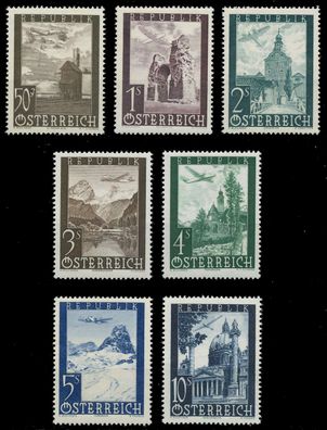 Österreich 1947 Nr 822-828 postfrisch X9DD5FA