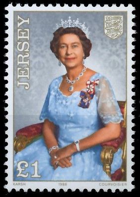 JERSEY 1986 Nr 377 postfrisch XAEA9F6