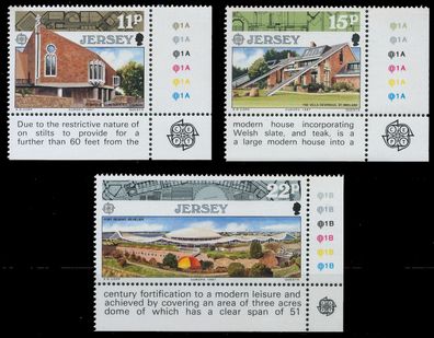 JERSEY 1987 Nr 405-407 postfrisch ECKE-URE XAEAA7A