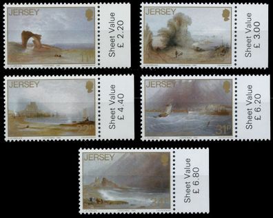 JERSEY 1987 Nr 420-424 postfrisch SRA XAEAAA2