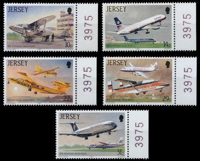 JERSEY 1987 Nr 400-404 postfrisch SRA XAEAAE6