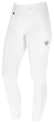 Covalliero Kinder Turnier Reitleggings Riding Tights Compression white FS 2025