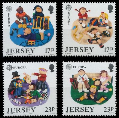 JERSEY 1989 Nr 476-479 postfrisch SE6ED1E