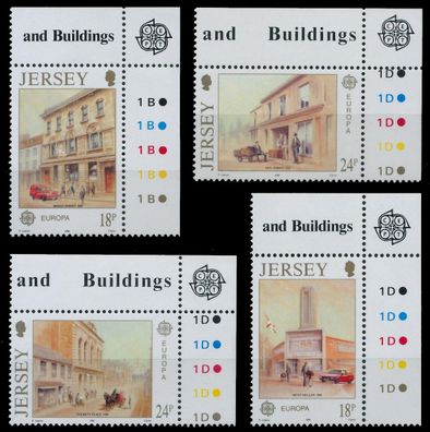JERSEY 1990 Nr 508-511 postfrisch ECKE-ORE Xaeabaa