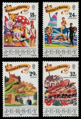 JERSEY 1990 Nr 516-519 postfrisch SE6ED82