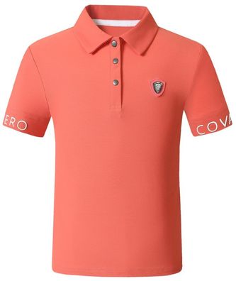 Covalliero Kinder Funktionsshirt Poloshirt coral FS 2025