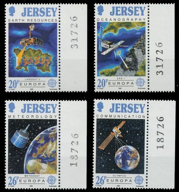 JERSEY 1991 Nr 539-542 postfrisch SRA Xaeabfa