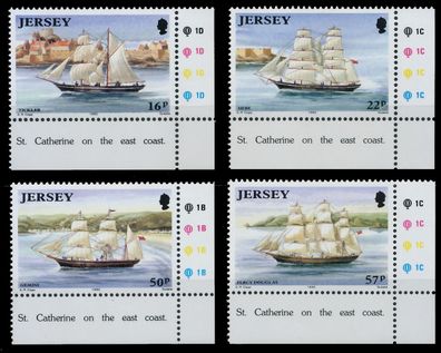 JERSEY 1992 Nr 577-580 postfrisch ECKE-URE XAEAC52