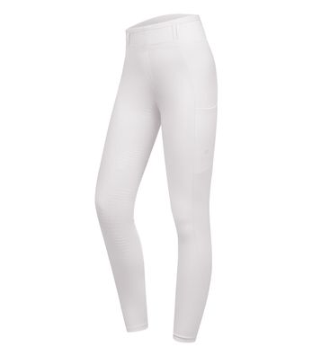 Waldhausen ELT Reitleggings Orelie weiß mit Glitzersteinen und Hochbund