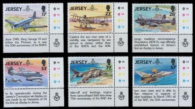 JERSEY 1993 Nr 615-620 postfrisch ECKE-URE Xaeacbe