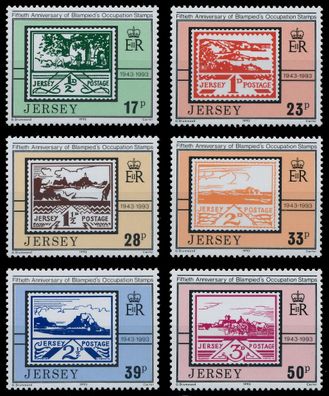 JERSEY 1993 Nr 624-629 postfrisch SE6EE9E