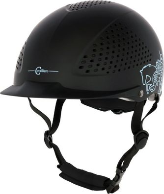 Covalliero Kinder Reithelm Beauty 2.0 schwarz
