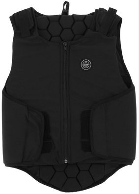 Ekkia Equitheme Rückenprotektor Hexaflex Junior Kinder schwarz