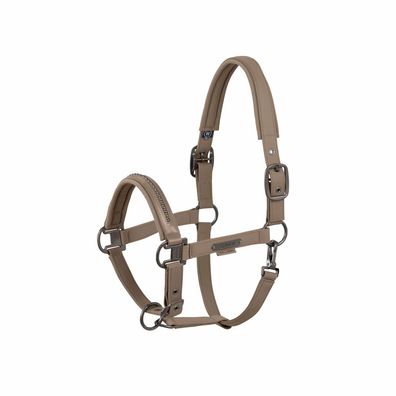 Eskadron Halfter Softshell Pearls Double Pin smoky taupe Platinum 2025