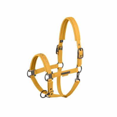 Eskadron Halfter Faux Leather Double Pin golden yellow Platinum 2025