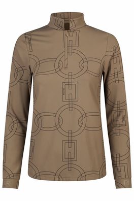 Pikeur Damen ZIP SHIRT slate brown Shirts Selection HW 25