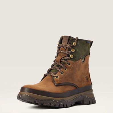 ARIAT Damen Schuh Moresby Waterproof Boot oily distressed brown Kurzstiefel