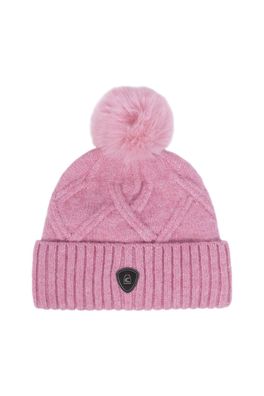 Cavallo Mütze RIA Strick mit Bommel blush melange Sportswear HW 25