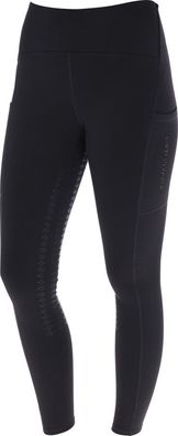 Covalliero Kinder Reitleggins Winter Riding Tight Grip black Anniversery H/W 2025