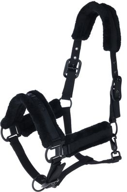 Covalliero Halfter black H/W 2025 mit Kunstfell
