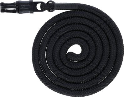 Covalliero Führstrick black H/W 2025 mit Karabiner oder Panikhaken