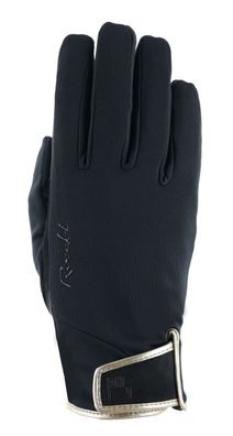 Roeckl Winter Reithandschuh Hegau black golden glow