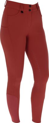 Covalliero Damen Winter Reithose Full Grip rust H/W 2025