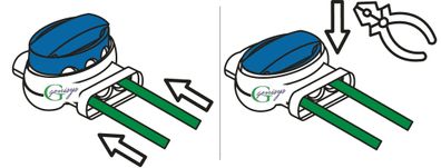 John Deere Tango komp. Kabel Verbinder Draht Reparatur Mähroboter - Original 3M