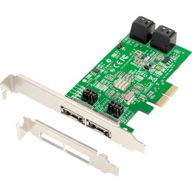 Dawicontrol PCI Card PCI-e DC-624e RAID R2 4-Kanal SATA 6G Blister
