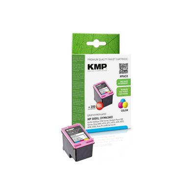 KMP H96CX color Tintenpatrone kompatibel zu HP 305XL (3YM63AE)