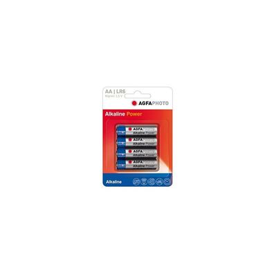 AgfaPhoto Batterie Alkaline Power -AA LR06 Mignon 4St