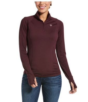 ARIAT Damen Shirt Funktionsshirt Lowell 2 mit Zip winetasting