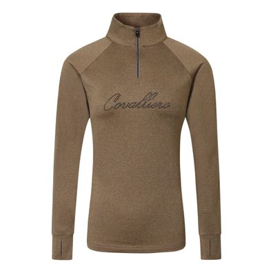 Covalliero Damen Active Shirt langarm HW/21 cappuccino