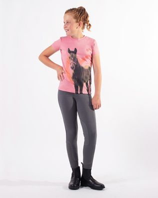 QHP Junior Sportshirt Iris blossom