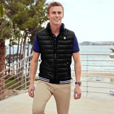 Kingsland Weste Broxton, unisex, wattiert Schwarz F/S 18