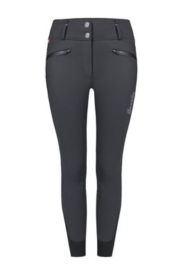 Cavallo CLEA Reithose Softshell Full GrIp graphite HW 21